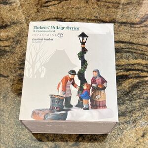 Department 56 Dickens' Village Chestnut Vendor Scene